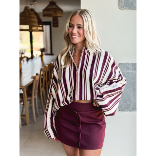 Jupe courte Orlia - Bordeaux