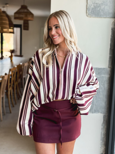 Jupe courte Orlia - Bordeaux