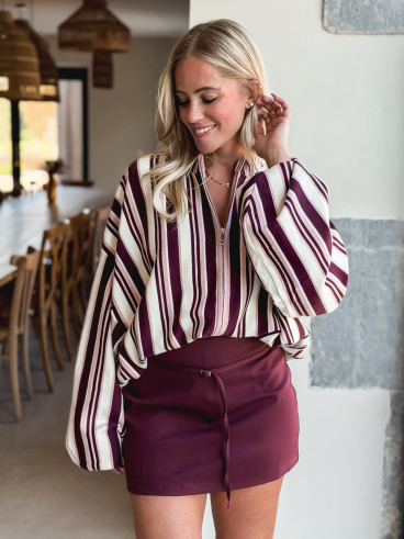 Jupe courte Orlia - Bordeaux