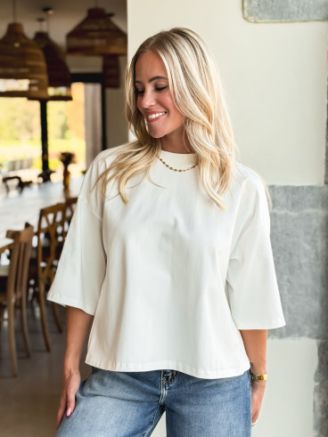 Blouse Beck - Blanc Blouse Beck - Blanc
