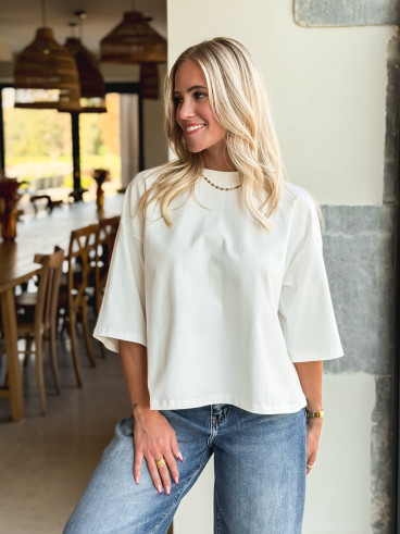 Blouse Beck - Blanc Blouse Beck - Blanc