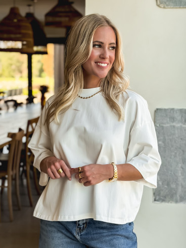 Blouse Beck - Blanc Blouse Beck - Blanc