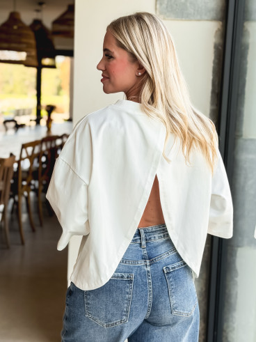 Blouse Beck - Blanc Blouse Beck - Blanc