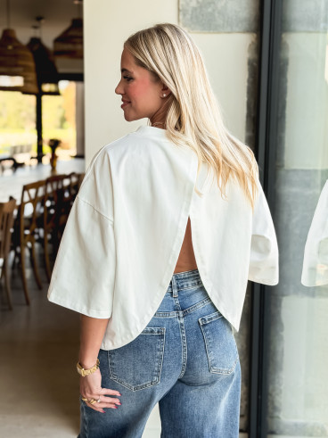 Blouse Beck - Blanc Blouse Beck - Blanc