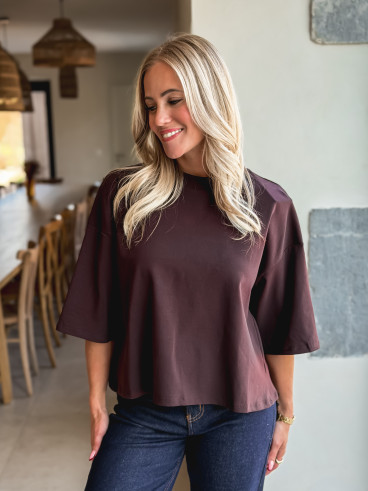 Blouse Beck - Prune