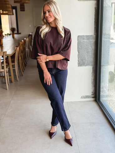Blouse Beck - Prune