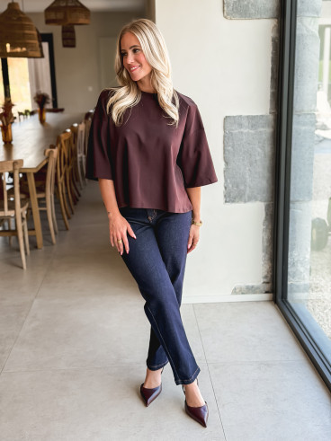 Blouse Beck - Prune