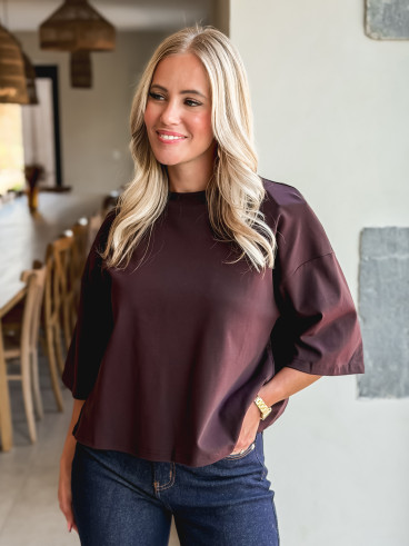 Blouse Beck - Prune