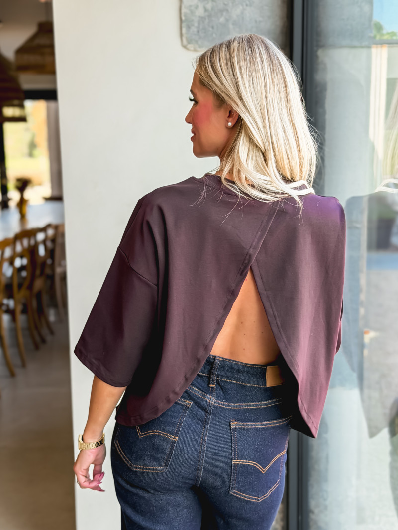 Blouse Beck - Prune