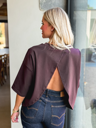 Blouse Beck - Prune