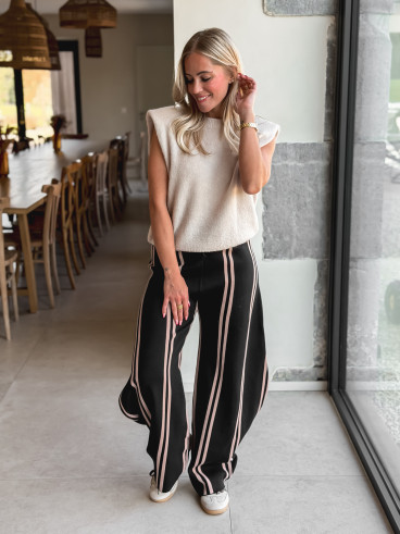 Pull sans manches livia - Beige