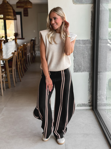 Pull sans manches livia - Beige