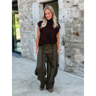 Pull sans manches Silia - Chocolat