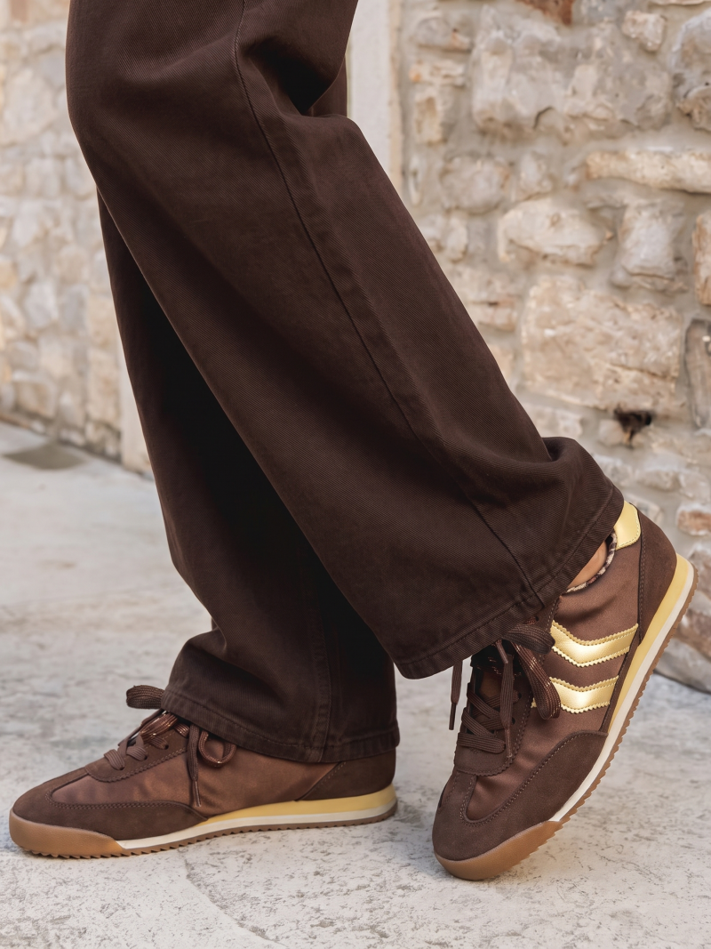 Basket Elorana - Marron/jaune Basket Elorana - Marron/jaune