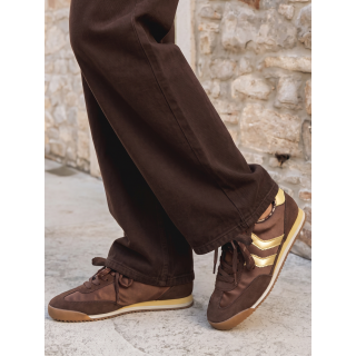 Basket Elorana - Marron/jaune