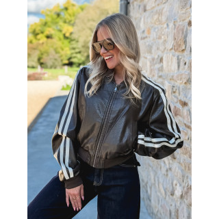 Veste en simili Zorka - Marron