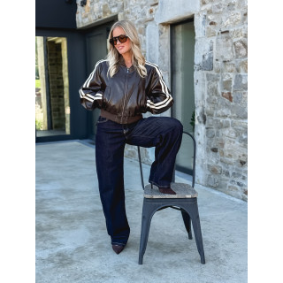 Veste en simili Zorka - Marron