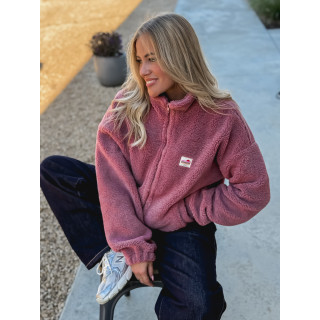 Gilet teddy Pinta - Bois de rose