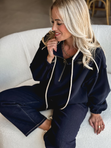 Pull Alanie - Bleu marine