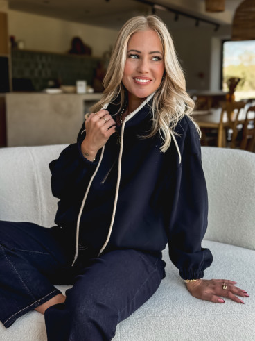Pull Alanie - Bleu marine