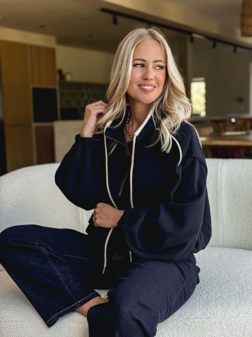 Pull Alanie - Bleu marine