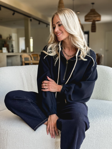 Pull Alanie - Bleu marine