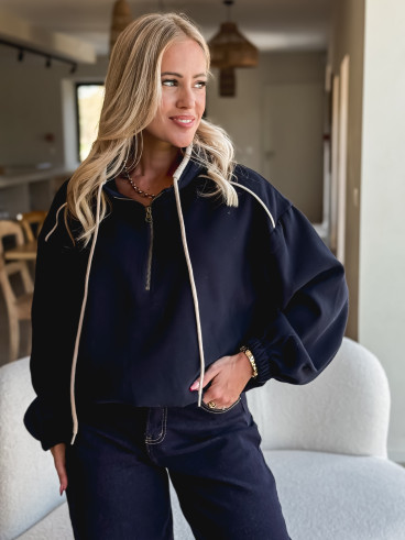 Pull Alanie - Bleu marine