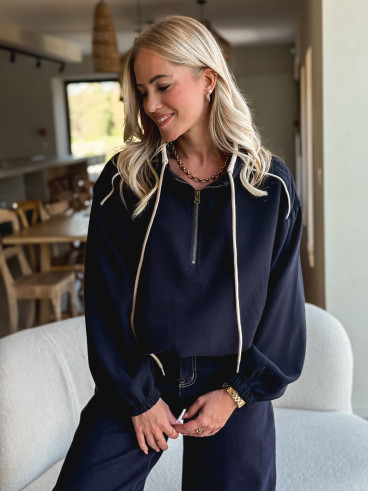 Pull Alanie - Bleu marine
