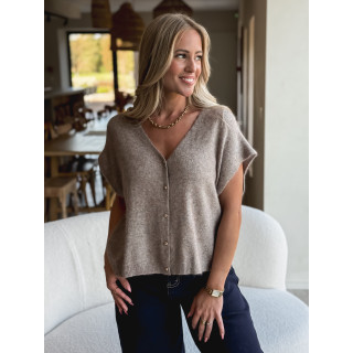 Gilet Monya - Taupe
