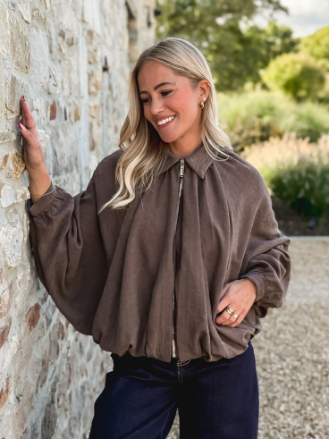 Veste Roselita - Chocolat