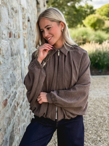 Veste Roselita - Chocolat