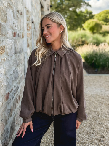 Veste Roselita - Chocolat