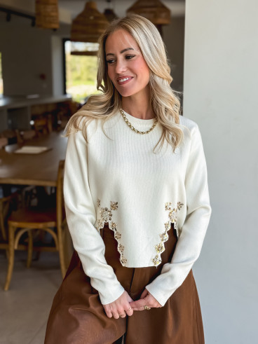 Pull Madinina - Crème