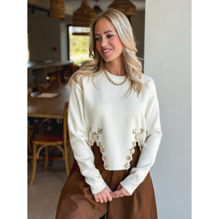 Pull Madinina - Crème