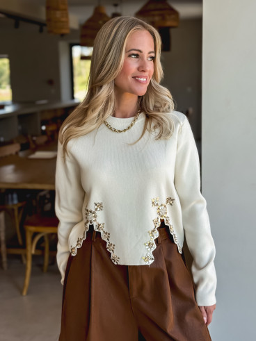 Pull Madinina - Crème
