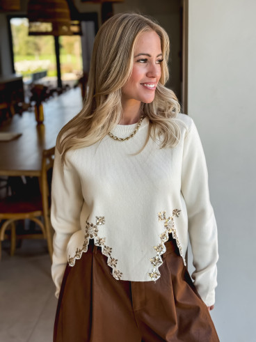 Pull Madinina - Crème