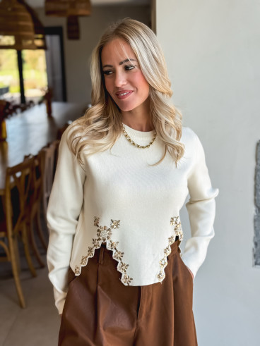 Pull Madinina - Crème