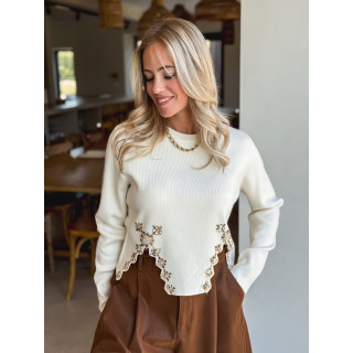 Pull Madinina - Crème