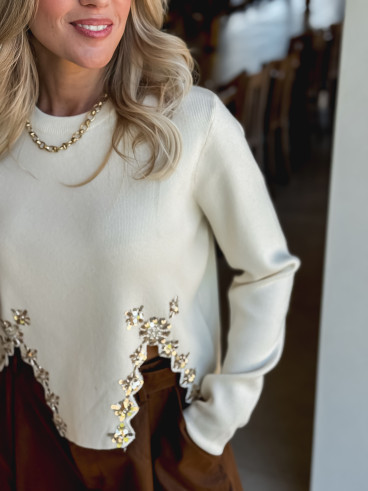 Pull Madinina - Crème