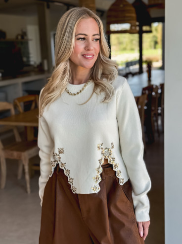 Pull Madinina - Crème