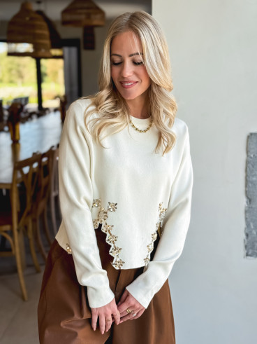 Pull Madinina - Crème