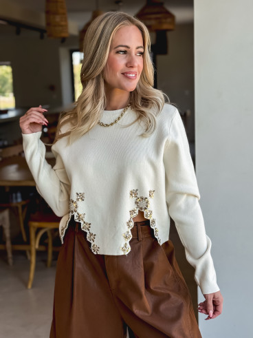 Pull Madinina - Crème
