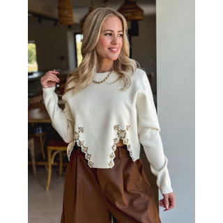 Pull Madinina - Crème
