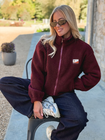 Gilet Evangelina - Bordeaux