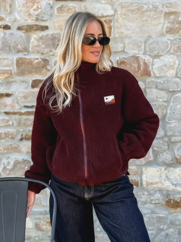 Gilet Evangelina - Bordeaux