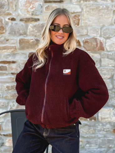 Gilet Evangelina - Bordeaux