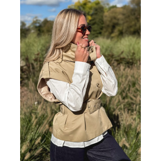 Veste sans manches Soliana - Taupe