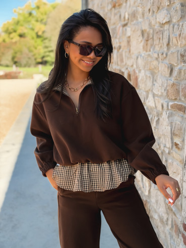 Pull Annina - Chocolat