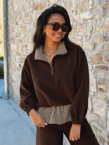 Pull Annina - Chocolat