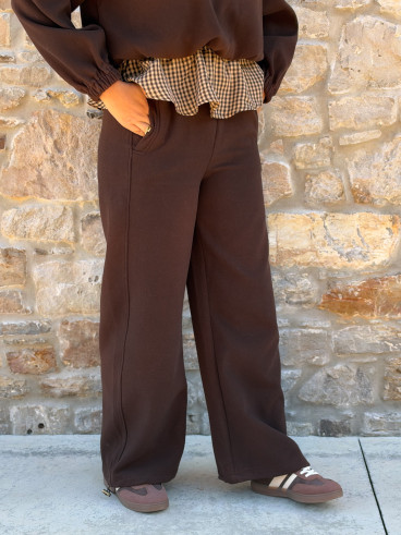 Pantalon Annina - Chocolat